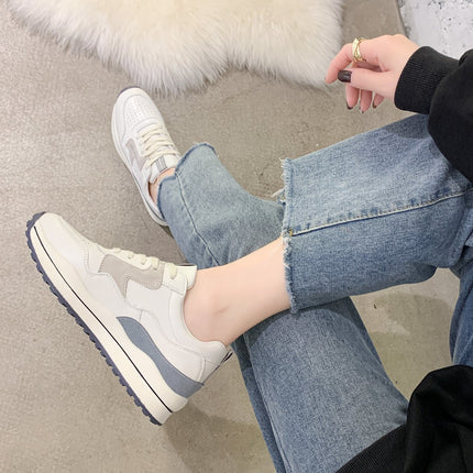 Sports Shoes for Women 2024 Spring New Ins Student Running Shoes Korean Style Casual Thick Sole Comfortable Forrest Gump Shoes for Women