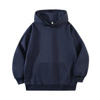 Navy blue [no pilling and no fading] | Hooded sweatshirt] / S [recommendation 45-55kg ]