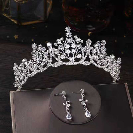 Bridal Crown Headwear 2024 Eighteen Years Old Adult Ceremony Princess Best Friend Gift Birthday Internet Celebrating Rhinestone Crown