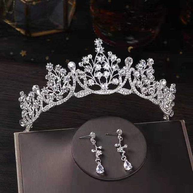 Bridal Crown Headwear 2024 Eighteen Years Old Adult Ceremony Princess Best Friend Gift Birthday Internet Celebrating Rhinestone Crown
