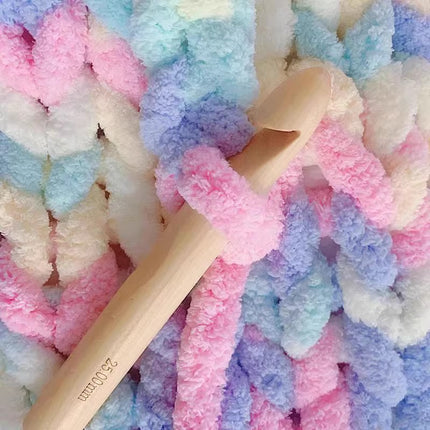 Cat Tail Extra Thick Ice Line Finger Knitting Scarf DIY Blanket Cat Nest Cushion Extra Thick Wool Ball