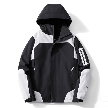 Cross-Mirror Outdoor Single-Layer Jacket for Women, Spring & Fall Thin Windproof and Waterproof Mountaineering Jacket, Jacket for Men