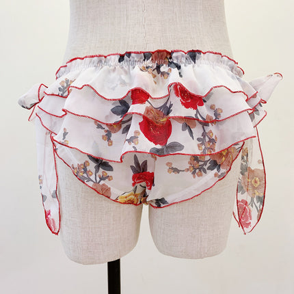 Antique Hanfu Men's Childe Jade Milk Dog Bilateral Open Strap for Men and Women Comfortable Triangle Mid-Waist Underwear