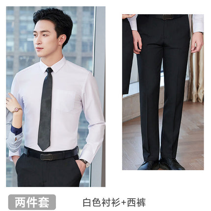 Stewardess Business Dress Shirt Hotel Front Desk Work Clothes suit Female Beautician Clothing Real Estate Consultant Women's Clothing suit