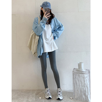 Extra Thick and Long Cashmere Thermal Pants for Women 2025 Autumn and Winter Outer Wear Fleece-Lined Thickeneded High Waist Slimming Look Leggings Cotton Pants