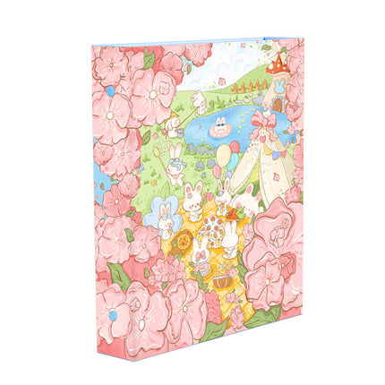 To build the future ins all-inclusive magnetic box card book hard shell A5 star chasing small card loose-leaf storage book cardboard cartoon