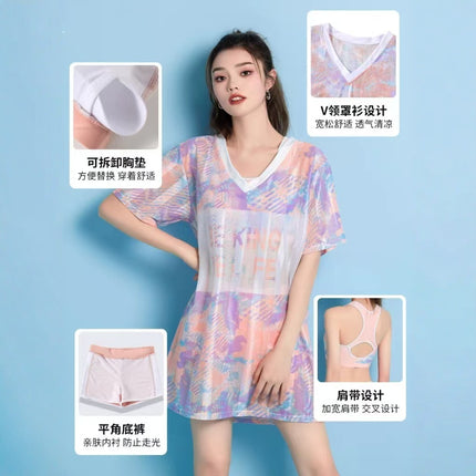 Sports Swimwear Women's Three-Piece Suit