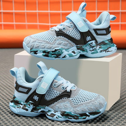 Boys' Single Mesh Sports Shoes, Teenagers, Boys, Junior High School Students, Children's Summer New Hollow Sandals