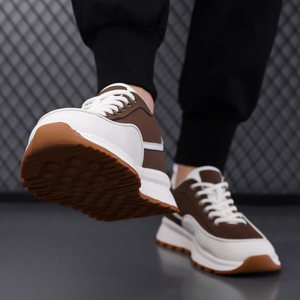 Factory Outlet Board Shoes Men's Outer Wear Trendy Leisure Sports White Shoes Men's Advanced Sense Men's Shoes Fashion All-match Generation