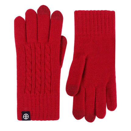 Winter Gloves for Women, Warm and Comfortable Knitted Gloves for Women, Outdoor Cycling Gloves for Men, Velvet Thickened Touch Screen Gloves for Women