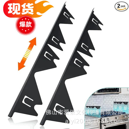 Tiktok Hot Item! in Stock! Bestseller on Amazon! Stainless Steel Gap Cover for Kitchen Stove Gaps