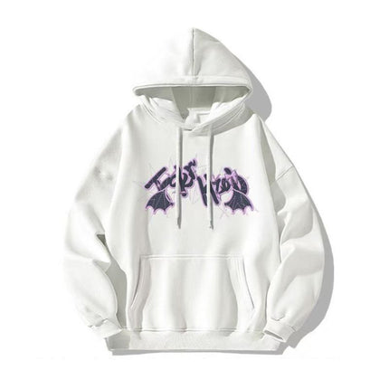 High-End Men's and Women's Long-Sleeved Ins-Style Tops, Special Couple Wear, Autumn and Winter Velvet Hooded Sweatshirts, Trendy Brand Class Uniforms