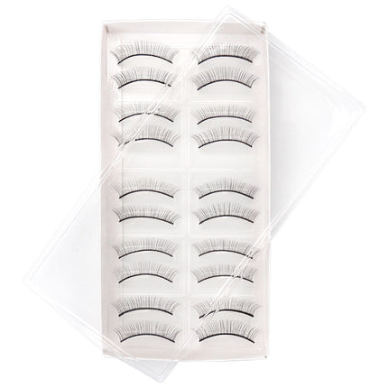 Spot Wholesale 10 Pairs of Practice Eyelashes, Eyelash Grafting Practice, Special Auxiliary Eyelash Grafting Supplies