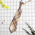 JK043 Mountain Blow Plaid Tie