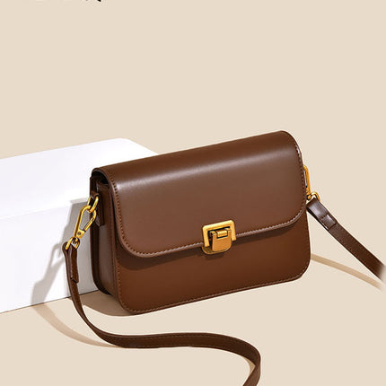 Vansiman Women's Bag Spring and Summer Bag Women's Crossbody Bag High-end Underarm Bag Bags Shiling Bag Leather Bag