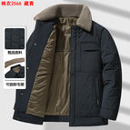 Cotton coat 2566 navy blue / Xl (recommended 45-60kg )