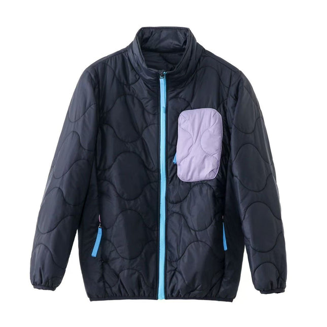 2025 Couple's New Autumn and Winter Outdoor Water-Repellent Lightweight Thickeneded Warm Stand-Up Collar Cotton Jacket 2532