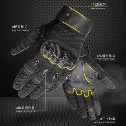 Special Forces Tactical Gloves for Men, Spring and Summer Outdoor Military Enthusiasts, Cycling, Fitness, Full-Finger, Breathable, Non-Slip