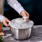 304 hand crank dewaterer: rice white