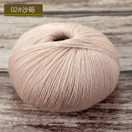 Manufacturer Wholesale 238 Wool Thread Hand-Knitted Shawl Hat Baby Wool Fluffy Wool Thread Ball 50g
