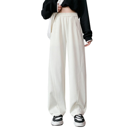 2025 High Street Plus Size Banana Pants Women's Spring & Fall Pants 2025 New High Waist Wide Leg Loose Slim Casual Straight Leg