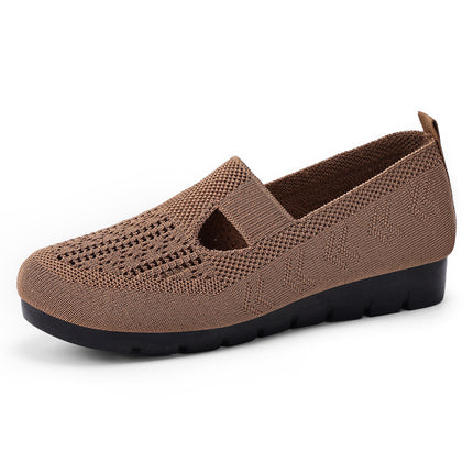Women's New Breathable Clogs Cross-Border Dropshipping Large Size Women's Shoes Slip-On Casual Comfortable Soft-Soled Mom Shoes
