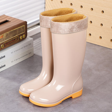 Multicolor High Rain Boots, Labor Protection Boots, Lightweight Pvc Anti-Slip Mesh Lining, Women's Rain Boots, Kitchen Cleaning Water Boots, Rubber Shoes