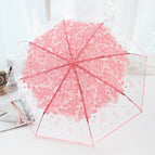 [manual folding straight edge transparent cherry blossom] pink