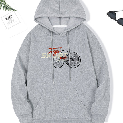 Fashion Joker Hoodie College Style Alphabet Print