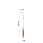 304 steel + rosewood handle / Meat fork