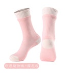 X79 cherry powder [double socks mouth, Pilates yoga socks]] / free size (36-44)