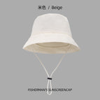Beige (55-60cm) [quick-drying bag bucket hat]