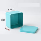 Square blue iron box (single shot not shipped) / in stock! tens of thousands of discount!