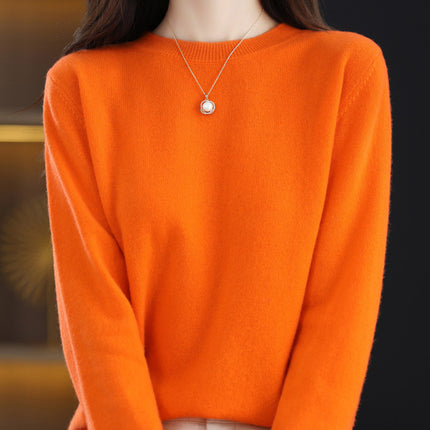 Cross-Border 2025 Autumn and Winter New Base Layer Sweater for Women, Plus Size Women's Clothing, Long-Sleeved Top, Knitwear, Winter Apparel