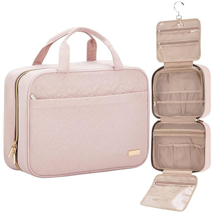 Amazon Hanging Large-Capacity Cosmetic Bag Partition Layered Dry and Wet Separation Women's Waterproof Toiletry Bag Storage Bag