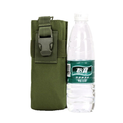Camping Travel Water Bottle Hanging Bag Molle Tactical Bottle Bag Intercom Bag Military Fan Sports Camouflage Accessory Bag