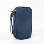 Double layer-navy blue [19.5*11.5*3cm]
