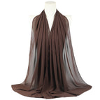 Coffee / 180*70cm (Pearl chiffon)