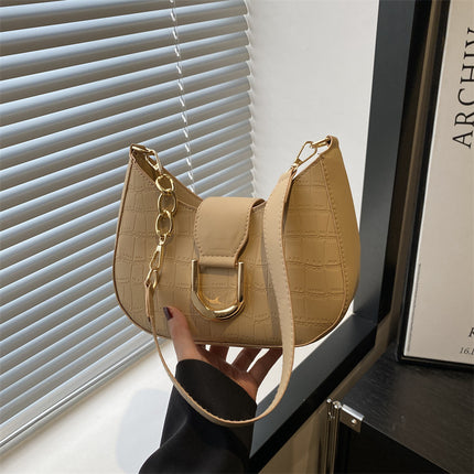 Fashionable Bags, Feminine Niche Design Crescent Bags, 2025 Fashion Trendy Casual Women's Personalized Shoulder Bags