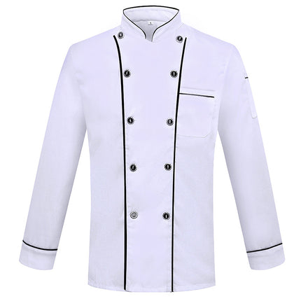 Wholesale Chef Clothes Short Sleeve Summer Clothes Chef Work Clothes Men's and Women's Restaurant Baking Kindergarten Canteen Kitchen Work Clothes