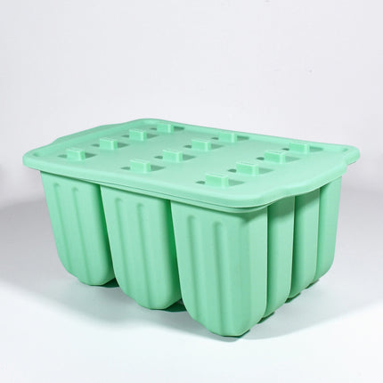 Cross-Border New Oval Ice Cream Mold with Lid, Easy to Release, Cheese Popsicle DIY Home Ice Cream Mold