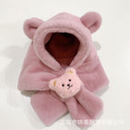 Two-piece bear set-pink