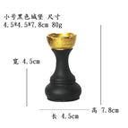 Black small size Castle