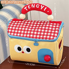 1#Yellow-cute house cosmetic bag
