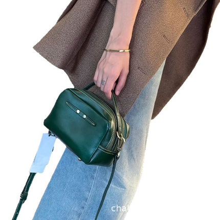 Bags, Crossbody Bags, Women's Versatile Handbags, Cowhide New Style, Niche Design, Genuine Leather Women's Bags, High-End Shoulder Bags