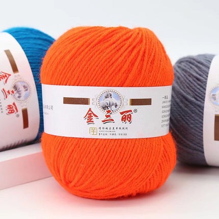 Jin Sanli acrylic baby line hand woven shoes cushion bag scarf diy hook shoes cushion wholesale specials