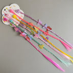 Shiny gilded butterfly sequins small grab clip six pack