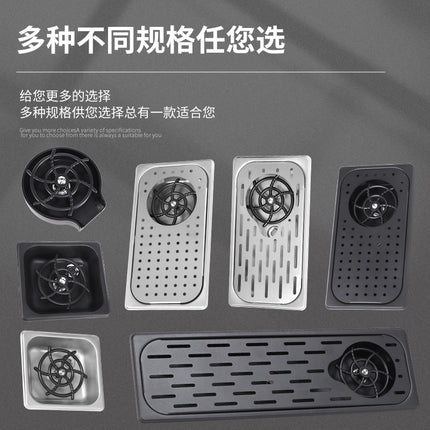 Cup Washer, High-Pressure Cup Washer, Coffee Equipment, Coffee Bar Cup Washer, Cup Rinser, Stainless Steel Cup Washer
