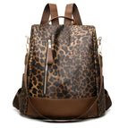Brown leopard print