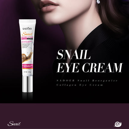 Snail Collagen Eye Cream Anti Dark Circles Remove Eyes Bags Moisturizing Firming Beauty Eyes Skin Care Products
